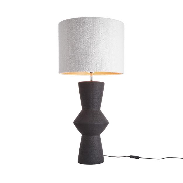 FREJA STOLNÍ LAMPA 85 CM - ČERNÁ/BÍLÁ