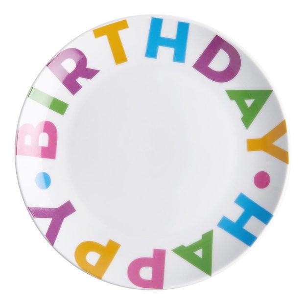 HAPPY BIRTHDAY TALÍŘ 20 CM - MIX