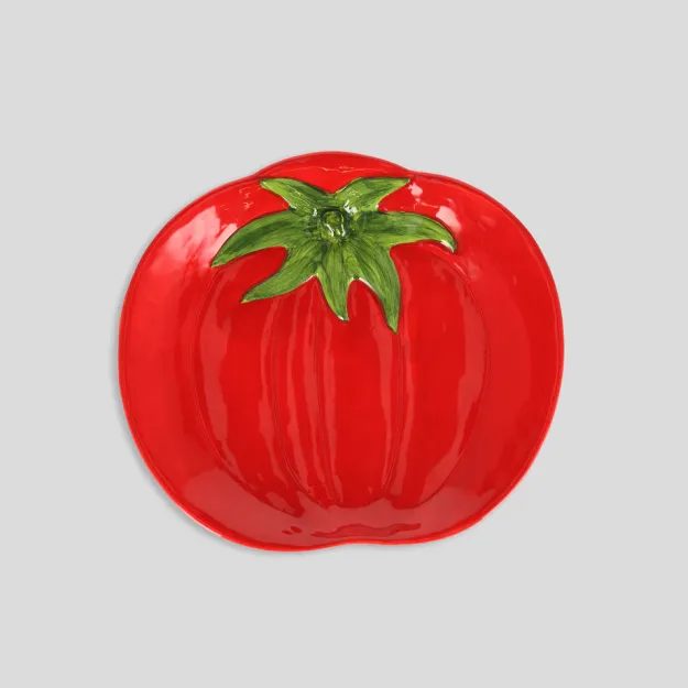 HOME & YOU TALÍŘ RAJČE 22 X 25 CM - ČERVENÁ