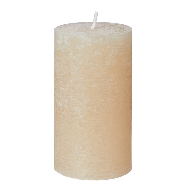 RUSTIC SVÍČKA 13 CM - BÉŽOVÁ