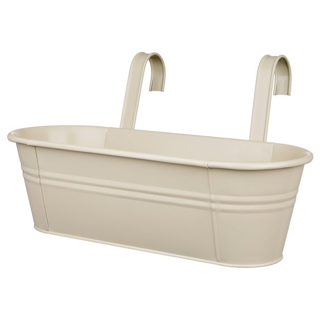 ZINC TRUHLÍK K ZAVĚŠENÍ 50 CM - BÉŽOVÁ