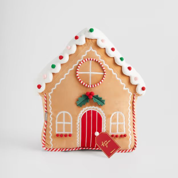 HOME & YOU POLŠTÁŘ PERNÍKOVÁ CHALOUPKA 40 X 37 CM