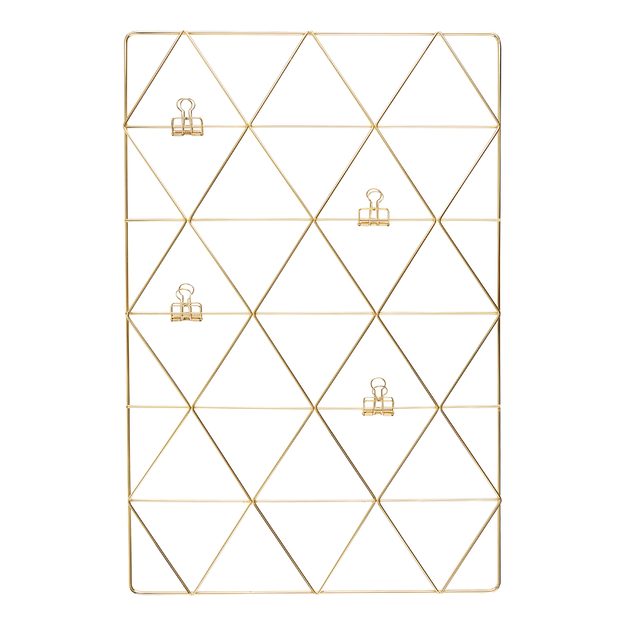 WONDERWALL KOVOVÁ NÁSTĚNKA VČETNĚ 4 KLIPSŮ