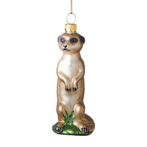 HANG ON SKLENĚNÁ OZDOBA SURIKATA