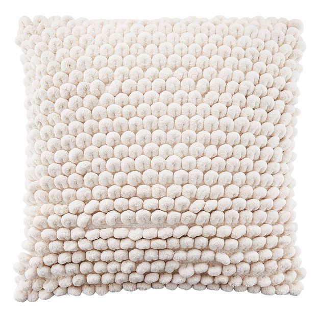 LOOP POLŠTÁŘ 50 X 50 CM - KRÉMOVÁ