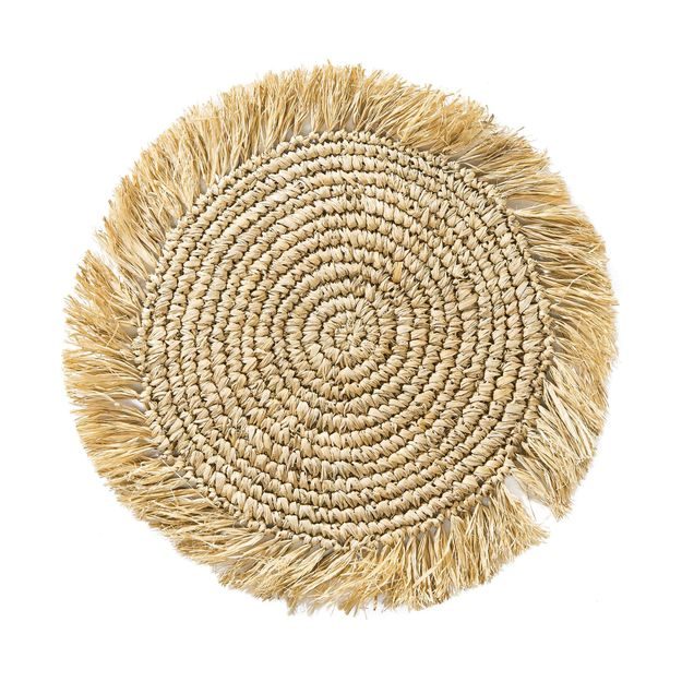 RAFFIA PROSTÍRÁNÍ SE STŘAPCI 41 CM - PŘÍRODNÍ