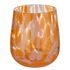 CONFETTI Sklenice 450 ml - růžová/oranžová