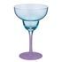 COCKTAIL NIGHT Sklenice na margaritu - tyrkysová/fialová