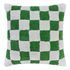 CHECKER STYLE Polštář 50 x 50 cm - zelená