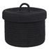SET UP Koš kulatý s víkem velký - černá