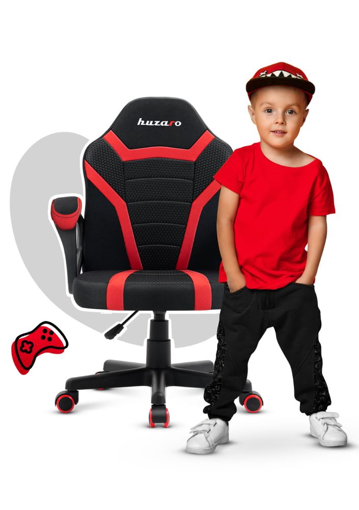 Levně Huzaro Dětská herní židle Ranger 1.0 - červená
