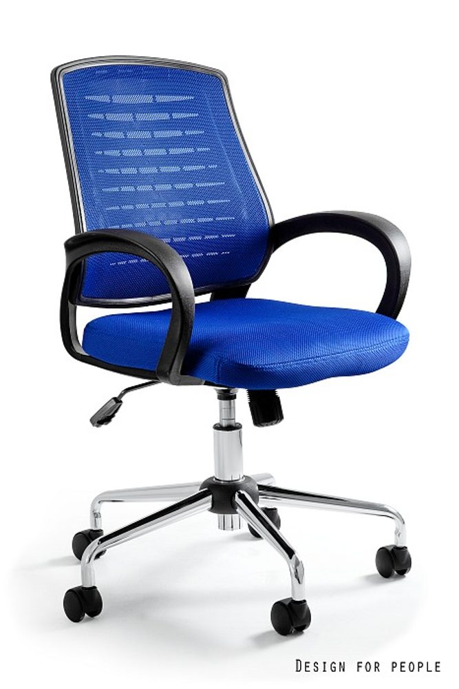 Levně UNIQUE Kancelářská židle Award - modrá
