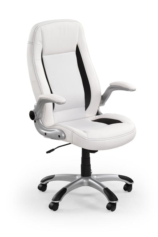 Levně Halmar Kancelářská židle Saturn, bílá