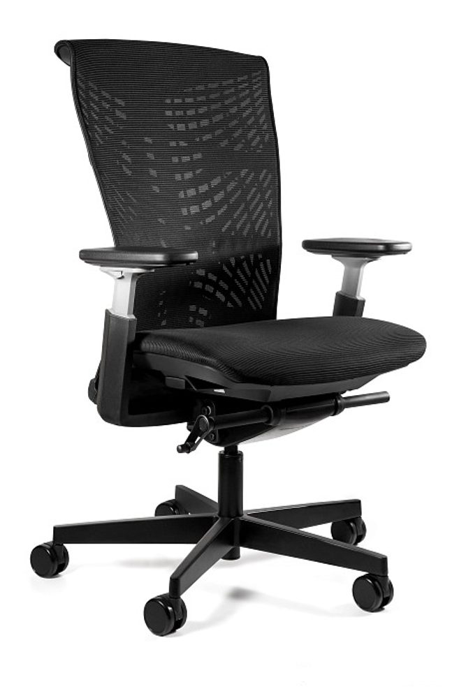 Levně UNIQUE Ergonomická kancelářská židle Reya, černá