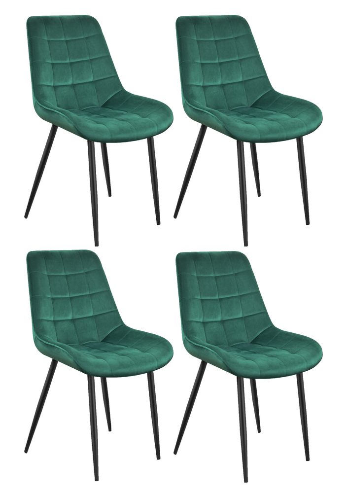 Levně Huzaro Jídelní židle Prince 3.0, v setu 4 ks - zelená