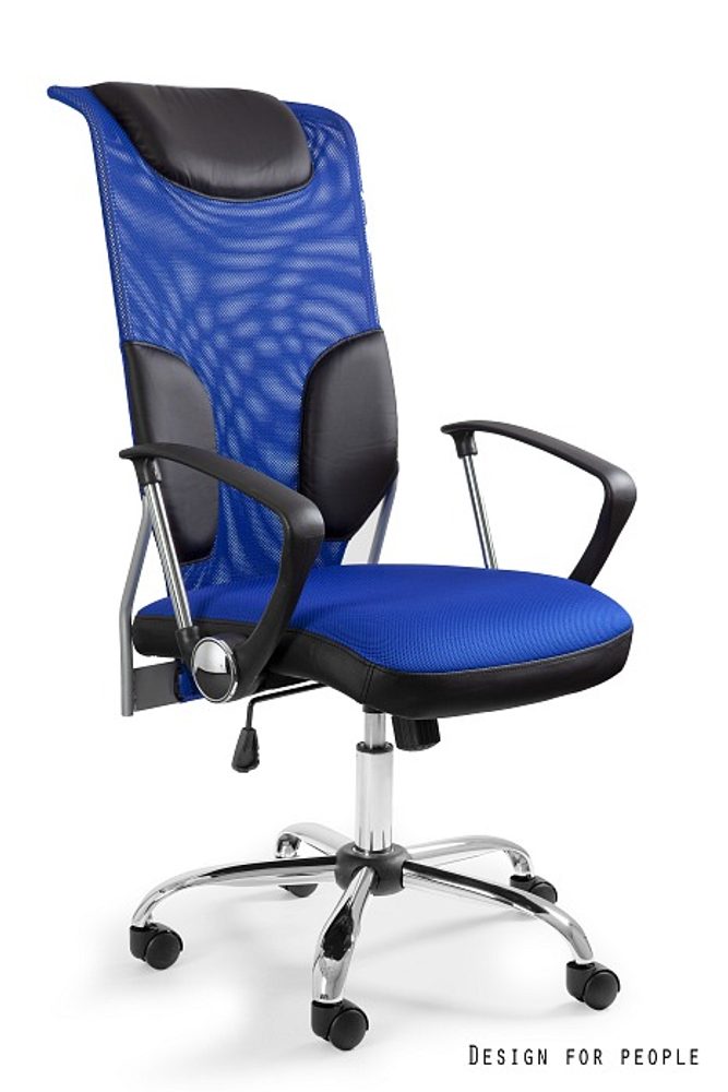 Levně UNIQUE Kancelářská židle Thunder, modrá