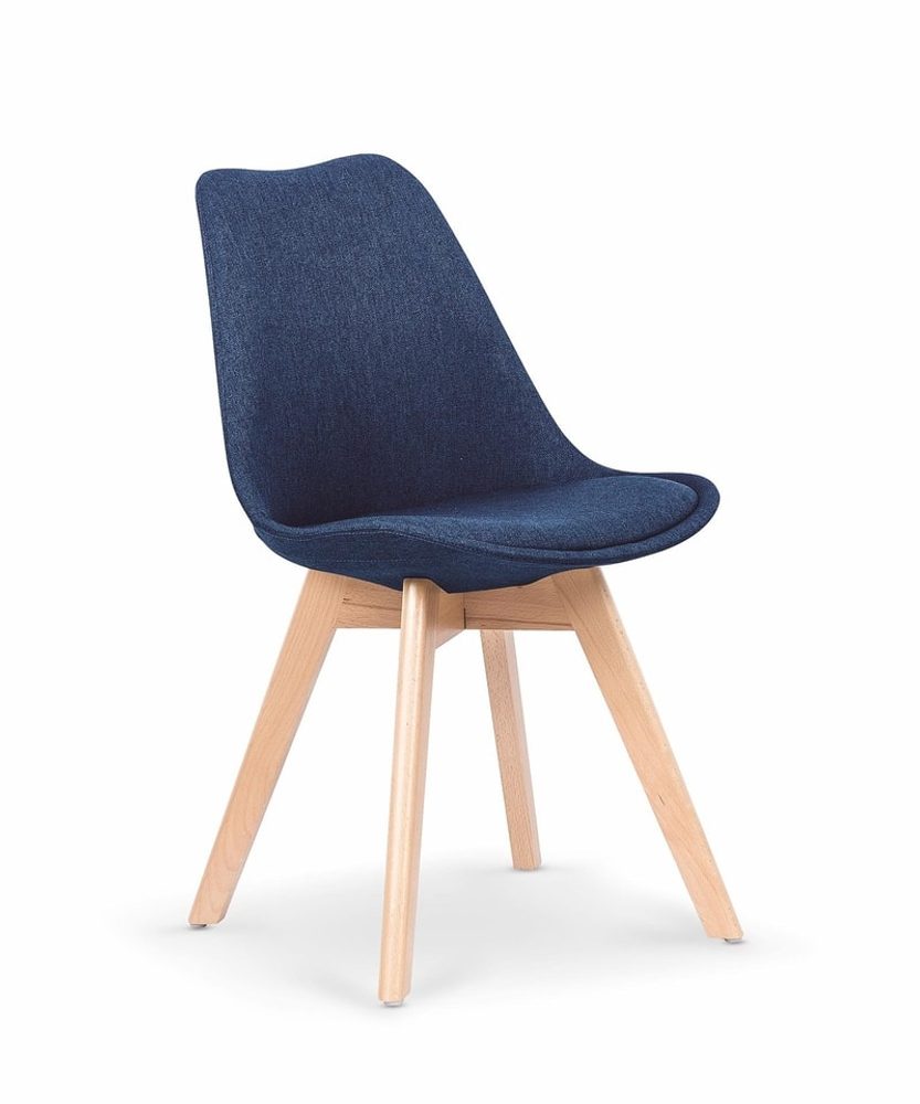 Levně Halmar Jídelní židle K303 - tmavě modrá