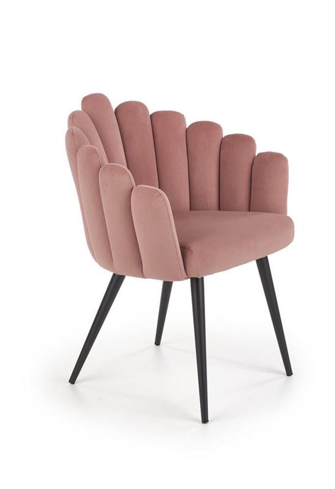 Levně Halmar Jídelní židle K410 - růžová
