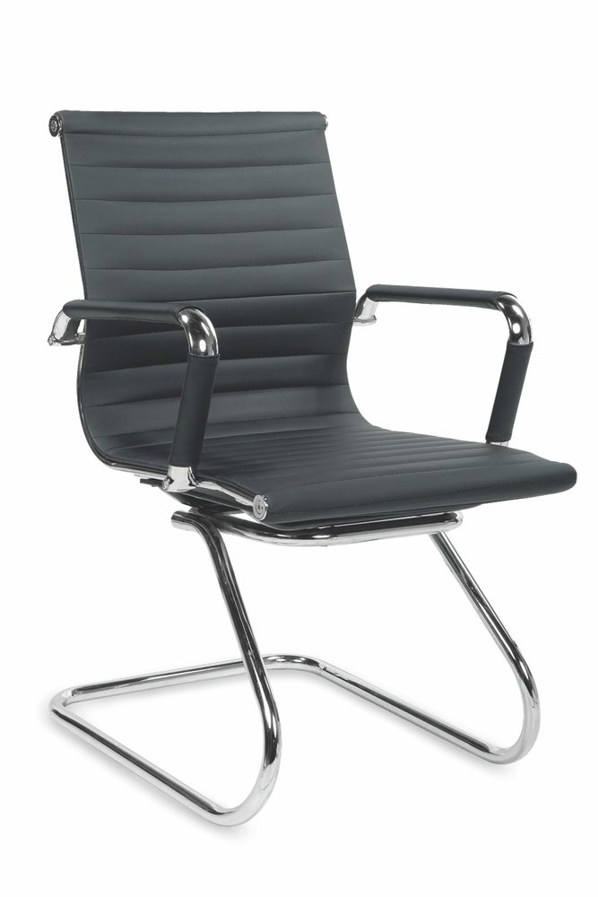 Levně Halmar Konferenční židle Prestige Skid, černá