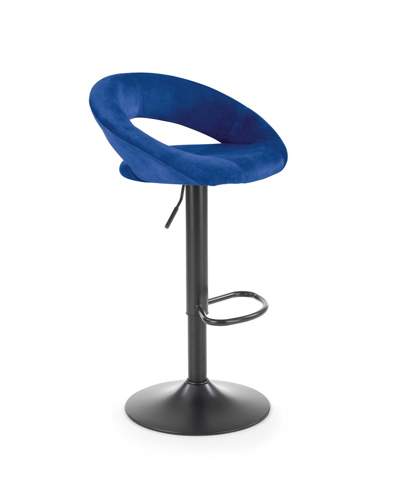 Levně Halmar Barová výškově nastavitelná židle H102 - modrá