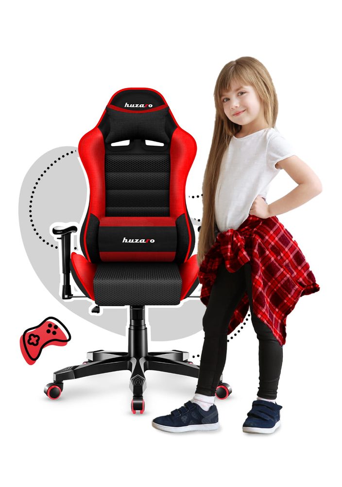 Huzaro Dětská herní židle Ranger 6.0 - červená