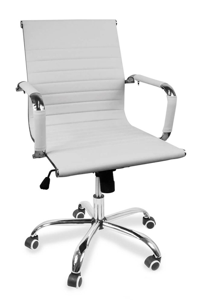 Levně ADK TRADE s.r.o. Kancelářská židle ADK Deluxe, bílá