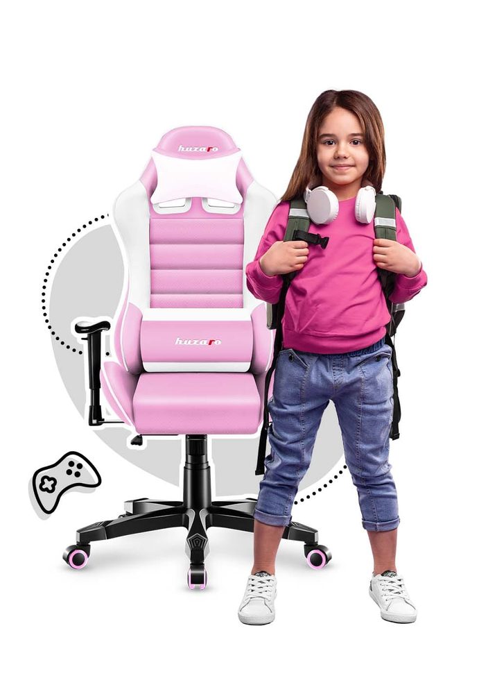 Levně Huzaro Dětská herní židle Ranger 6.0 - růžová