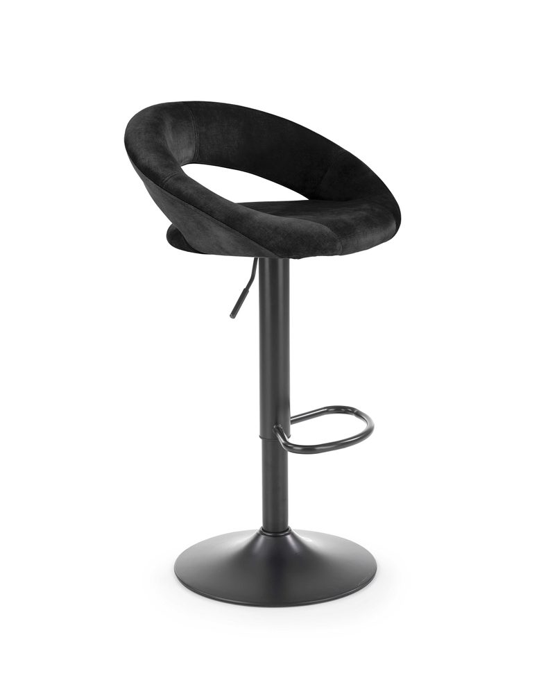 Levně Halmar Barová výškově nastavitelná židle H102 - černá