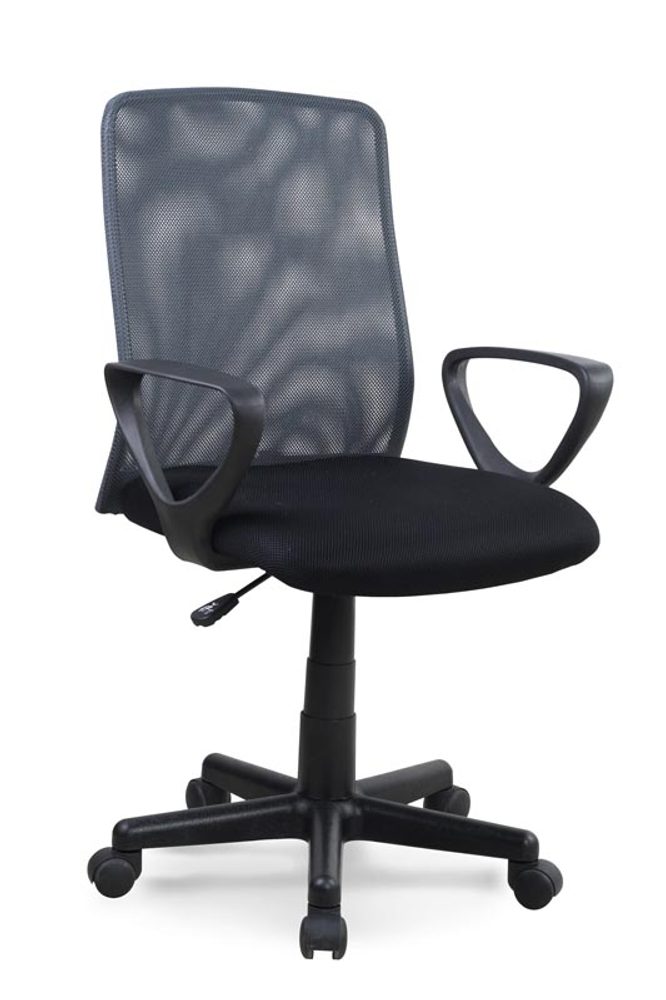 Levně Halmar Kancelářská židle ALEX, černá/šedá