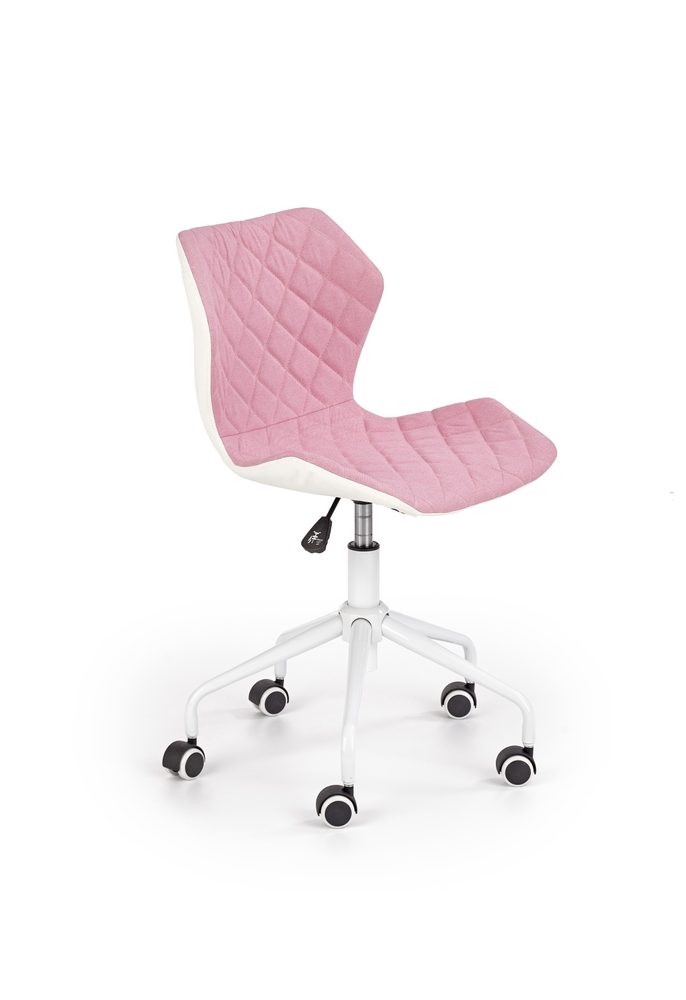 Levně Halmar Dětská židle Matrix 3, bílá/růžová