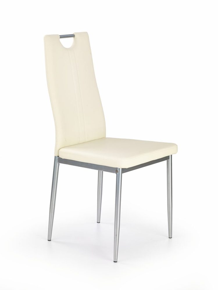 Levně Halmar Jídelní židle K202 - krémová