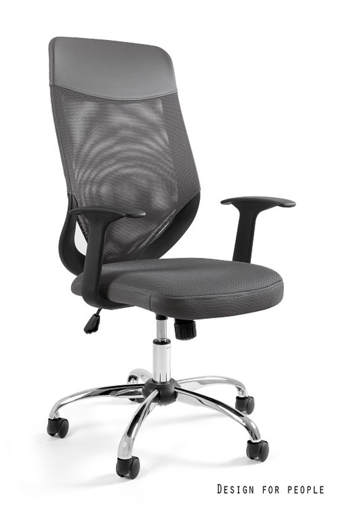 Levně UNIQUE Kancelářská židle Mobi Plus - šedá