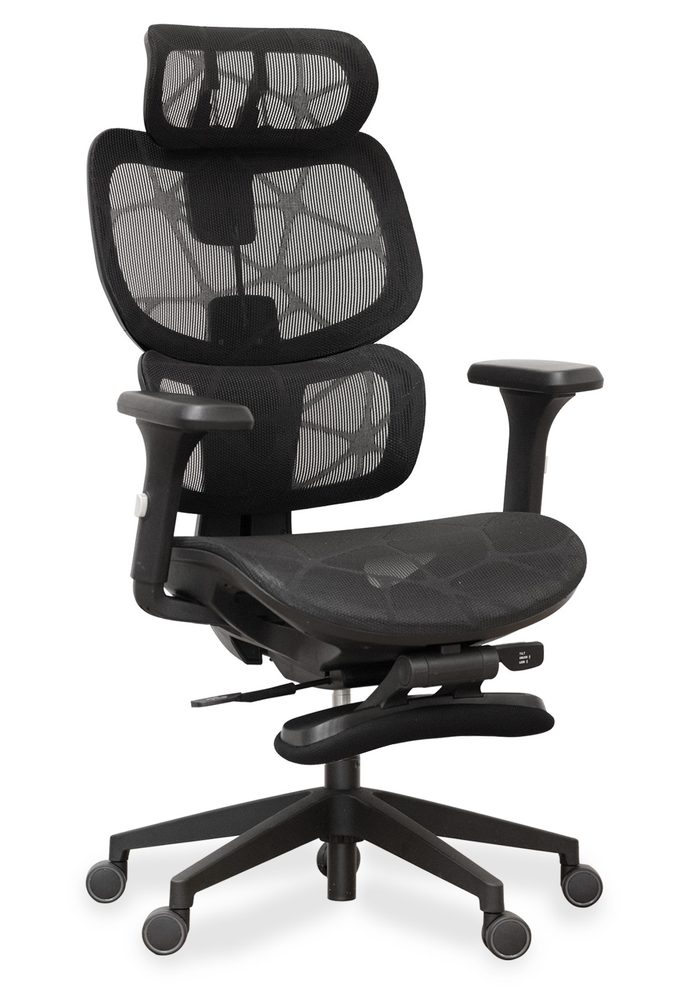 Levně ADK TRADE s.r.o. Kancelářská židle s výsuvnou podnožkou ADK Way