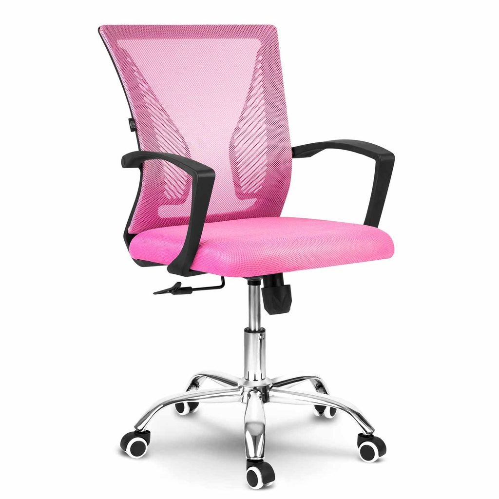 Kancelářská židle Gontia, růžová - Polohovací židle do kanceláře -  PrimaŽidle.cz