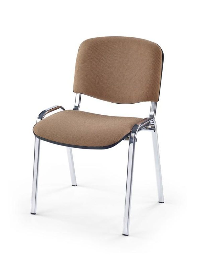 Konferenční židle Iso, chrom/béžové - Konferenční židle - PrimaŽidle.cz