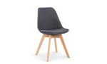 Jídelní židle K303, tmavě šedá - II. jakost - pouze 2 KS