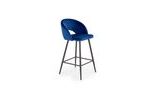 Barová židle H96, tmavě modrá