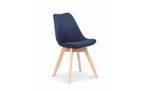 Jídelní židle K303, tmavě modrá