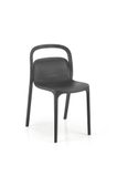 Stohovatelná zahradní židle K490, černá