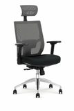 Kancelářská židle ADMIRAL, černá/šedá