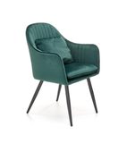 Jídelní židle K464, tmavě zelená