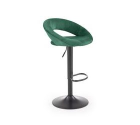 Barová židle H102, tmavě zelená