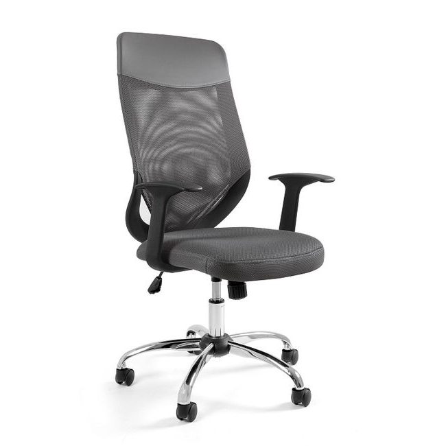 Kancelářská židle Mobi Plus, šedá
