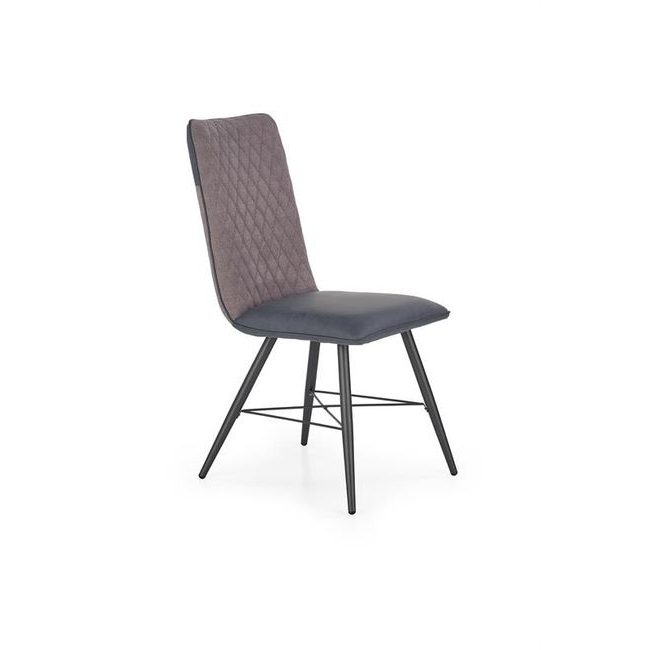 Jídelní židle K289, tmavě/světle šedá