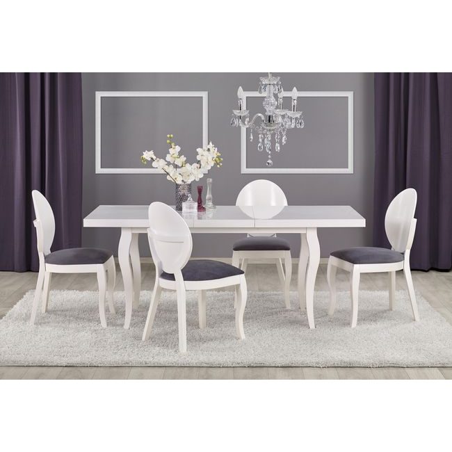 Jídelní rozkládací stůl Mozart 140-180 cm, bílý