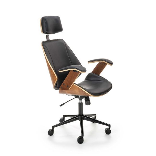 Kancelářská židle Ignazio, ořech/černá