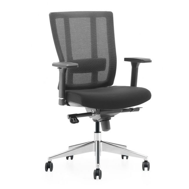 Kancelářská síťovaná židle ADK Rondo, černá