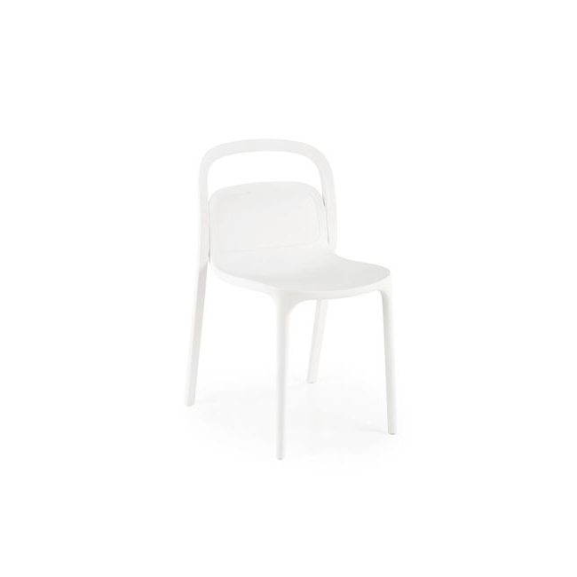 Stohovatelná zahradní židle K490, bílá