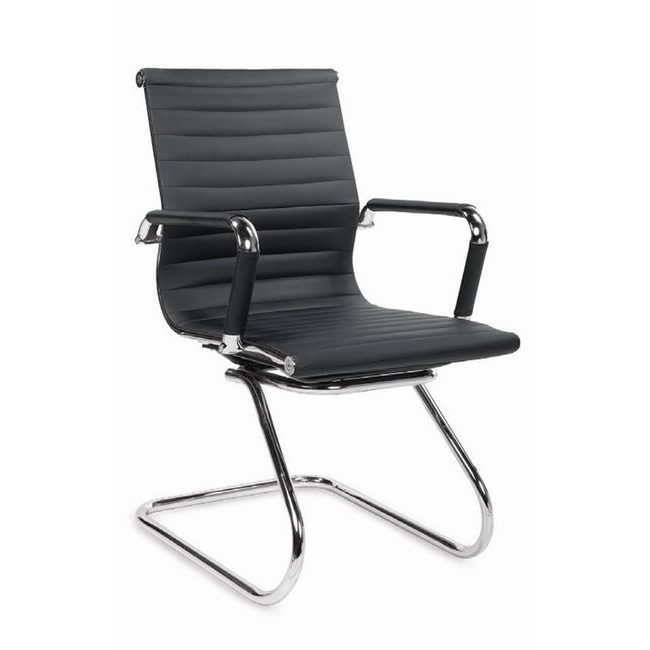 Konferenční židle ADK Deluxe Skid, černá