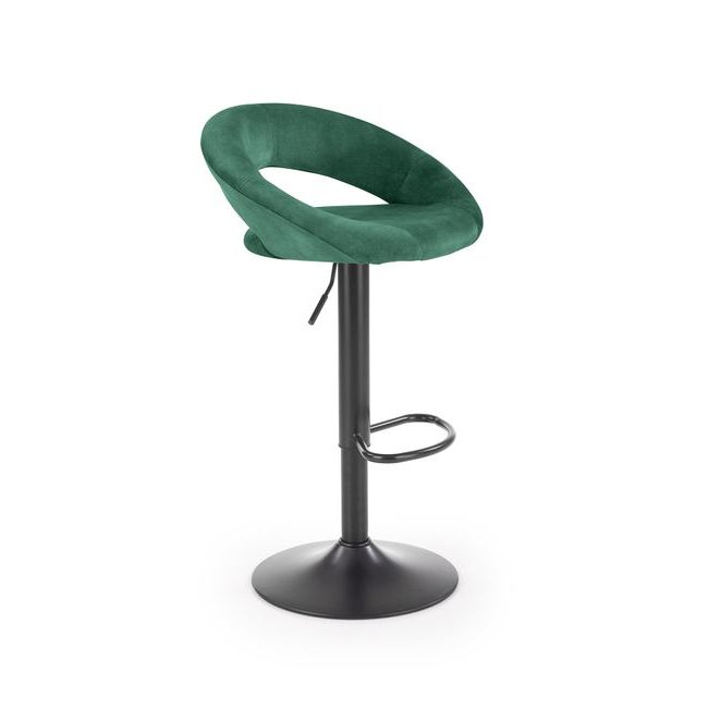 Barová židle H102, tmavě zelená
